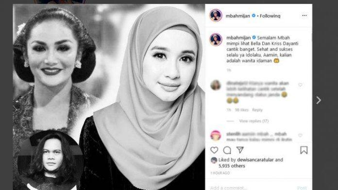 Mimpiin Krisdayanti dan Laudya Cynthia Bella, Apa Maksud Mbah Mijan?
