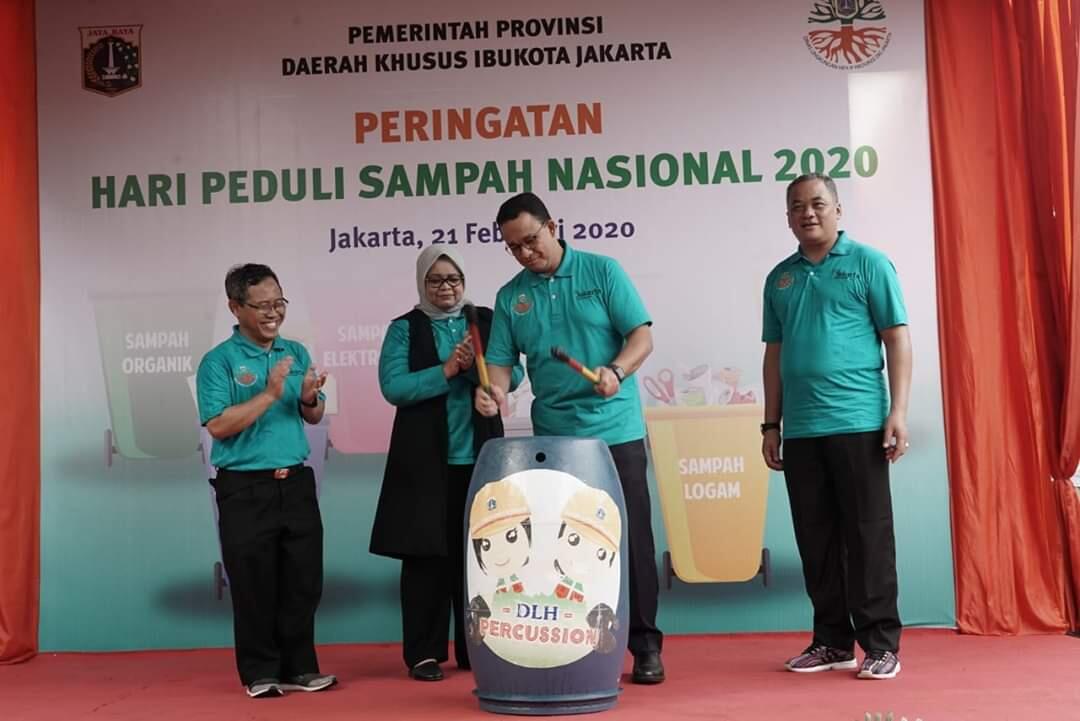 Gubenur DKI Jakarta,Peringati puncak Hari Peduli Sampah Nasional (HPSN) 2020