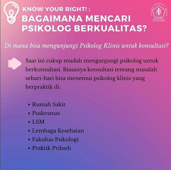Yuk mengenal lebih dekat profesi Psikolog!