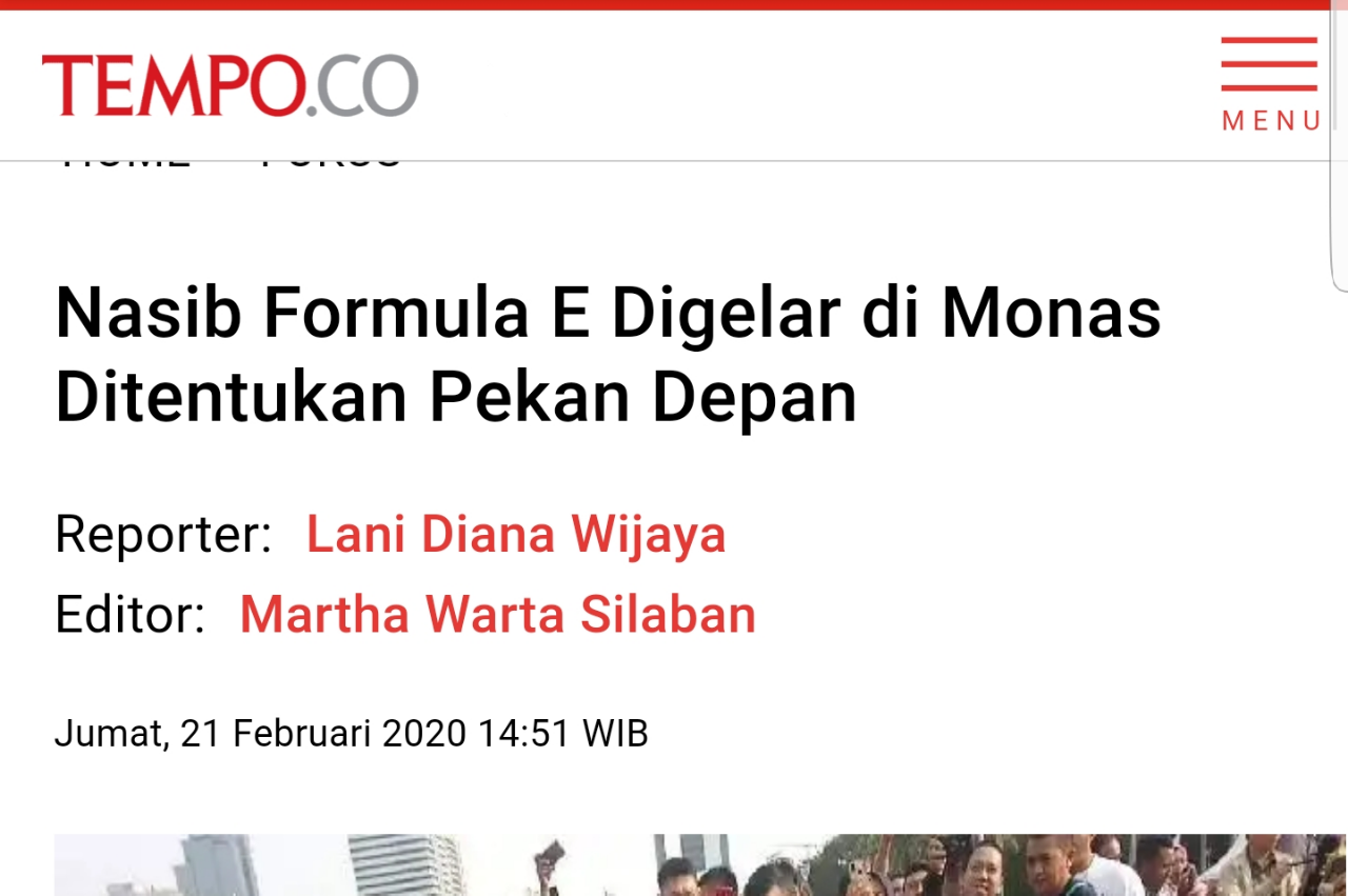 Tak Peduli DPRD&amp;UU Cagar Budaya, Anies Pasang Aspal di Monas Untuk Lintasan Formula E