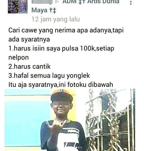 Viral! Deretan Status Fb Nyari Jodoh Bikin Ngakak! No 4 Nganu Banget, Gan!