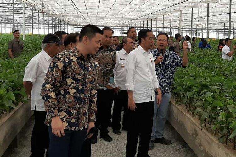 Tinjau Pabrik di Riau, Jokowi Kaget Kayu Bisa Diolah Jadi Kain 