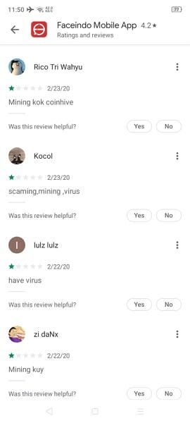 Aplikasi Karya Anak Bangsa &quot;Faceindo Mobile&quot; Disusupi Virus Mining , Hoax?