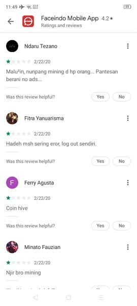 Aplikasi Karya Anak Bangsa &quot;Faceindo Mobile&quot; Disusupi Virus Mining , Hoax?