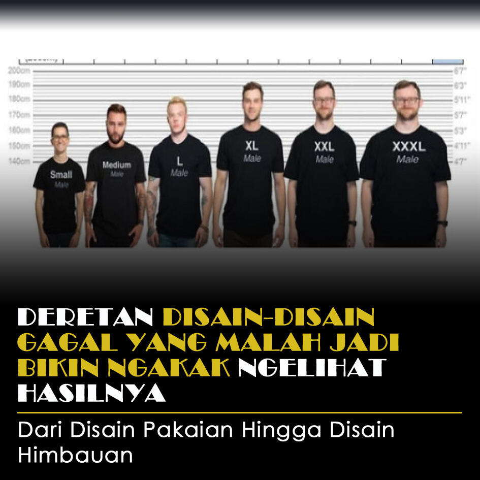 Deretan Disain-Disain Gagal Yang Malah Jadi Bikin Ngakak Ngeliat Hasilnya