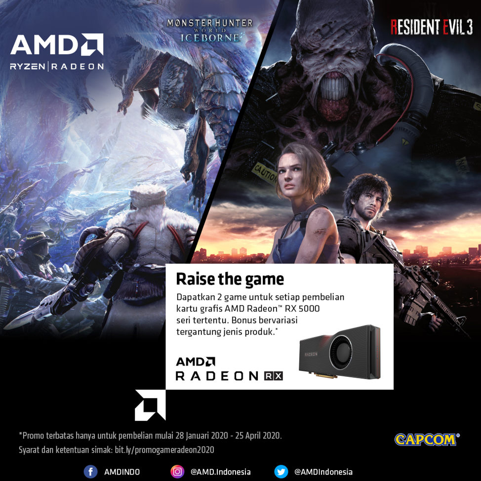 Mau Dapat Bonus Game Senilai Lebih dari 1 Juta Rupiah? Beli Kartu Grafis Radeon™ Gan!