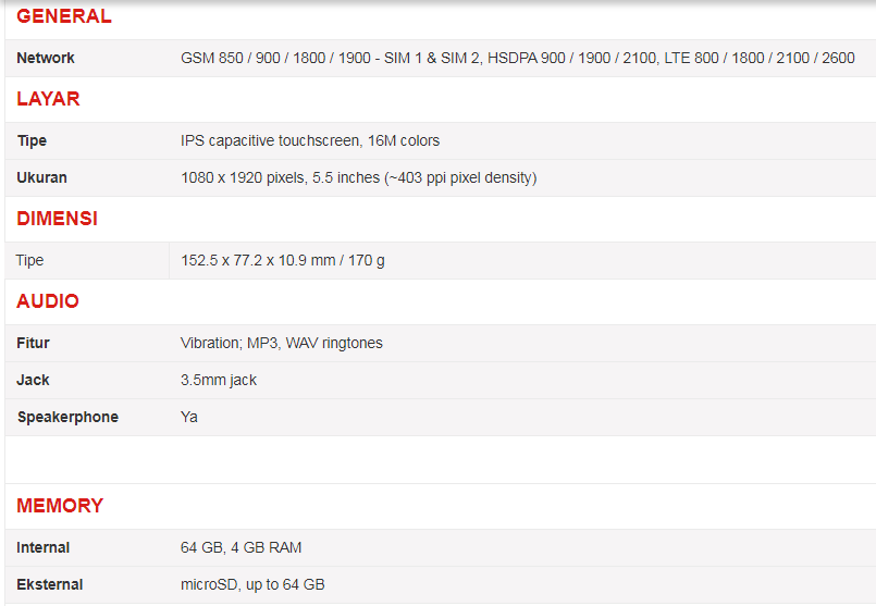 Lagi Cari HP ? Ini Dia 4 HP Ram 4GB Harga 1 Jutaan
