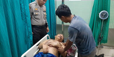 TAKUT HARTANYA HABIS BUAT BEROBAT, ISTRI PUKULI SUAMI STROKE DENGAN BESI
