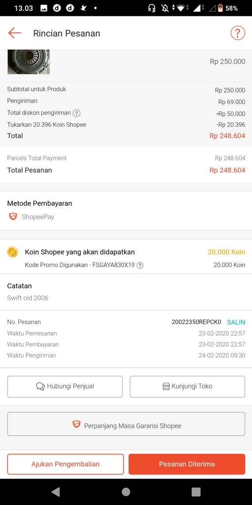 JnT paket urgent, malah nyasar