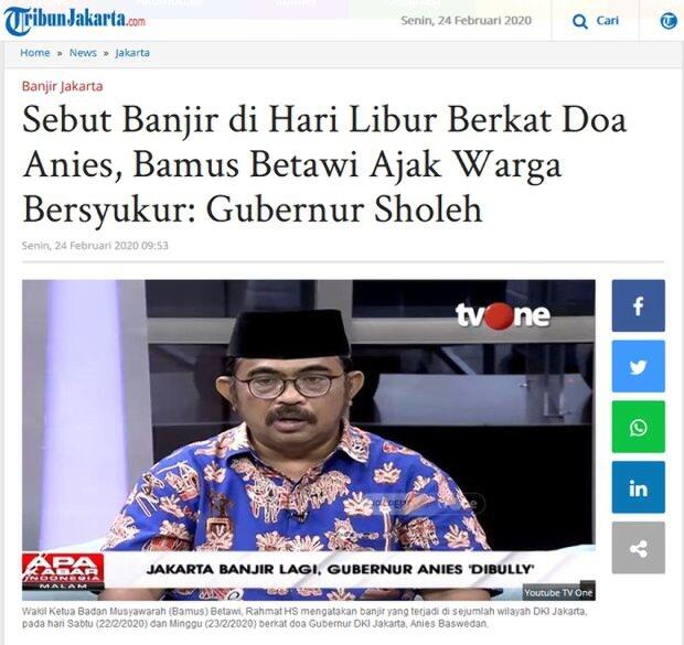Pak Anies, Ditunggu Warga Bebaskan Lahan Sodetan Ciliwung
