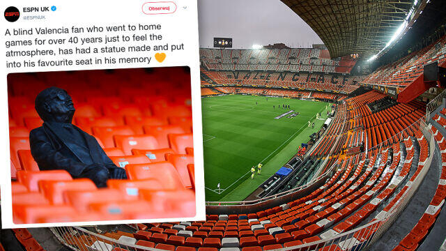 Penampakan &quot;SOSOK HITAM&quot; Pria Tua Di Stadion Mestalla, Dan Kisahnya !