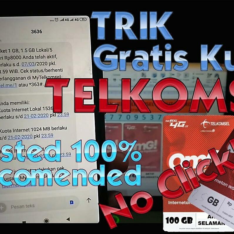 Trik Mendapatkan Gratis Kuota Telkomsel
