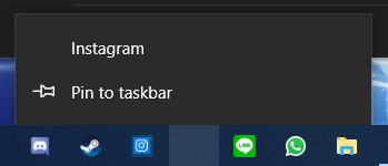 Error di bagian taskbar