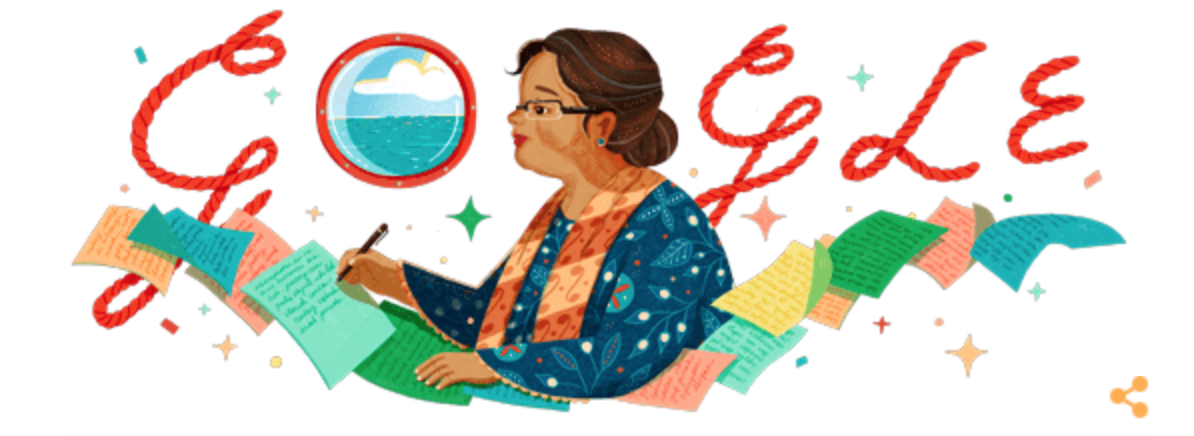 Novelis Ternama dari Indonesia Jadi Google Doodle Hari Ini