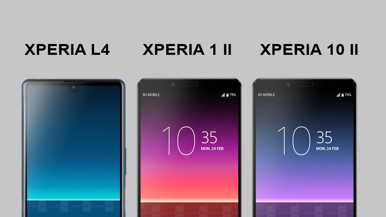 Xperia L4, Xperia 1 II dan Xperia 10 II generasi baru
