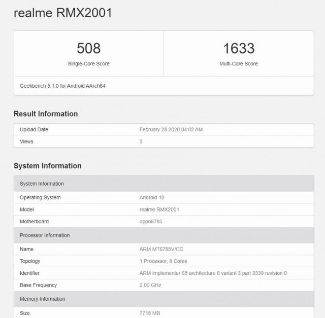 Spesifikasi Realme 6 Terkuak