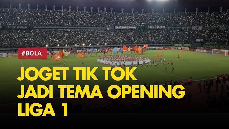 Lucunya Maskot Dan Tarian Tik Tok Di Pembukaan Liga Indonesia
