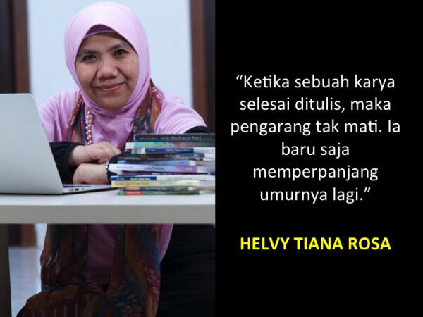 Helvy Tiana Rosa: Sastrawan Wanita Paling Berpengaruh di Dunia 