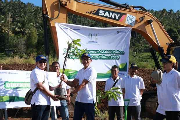 Rayakan HUT ke 42, Jasa Marga Tanam 42.000 Pohon se-Indonesia