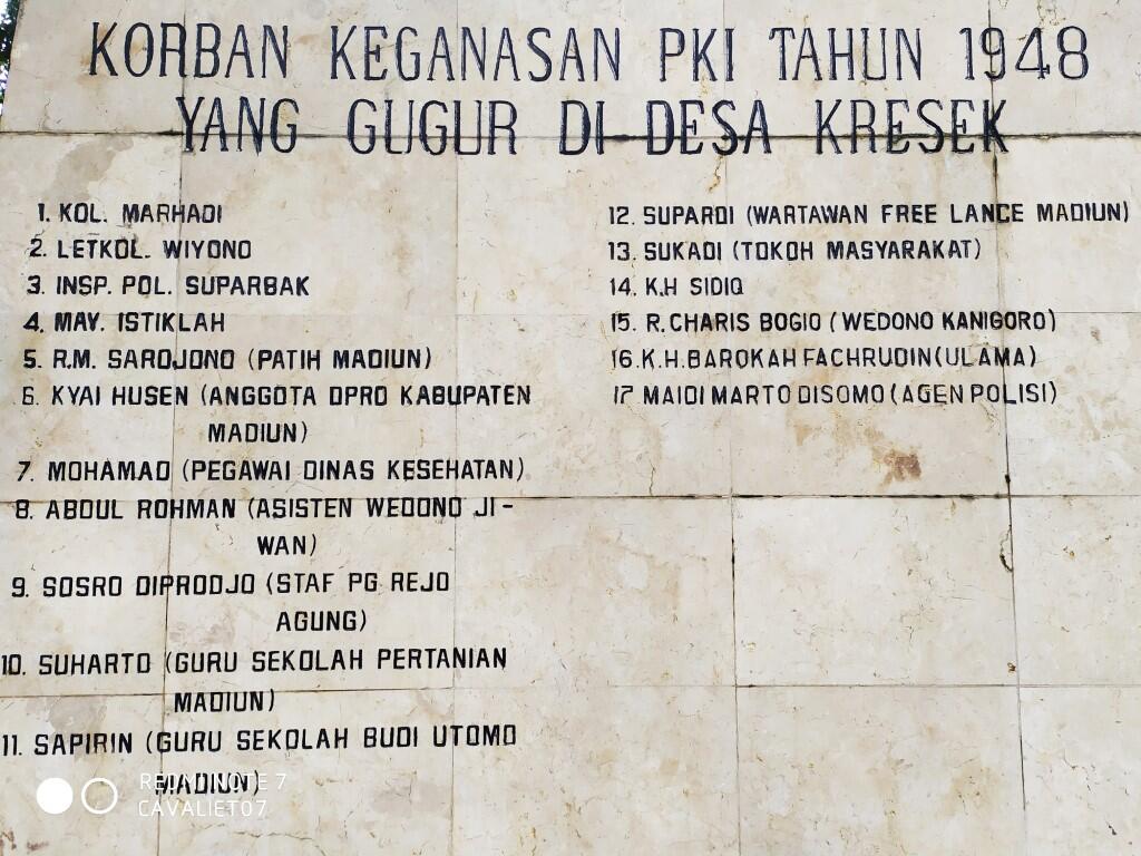 &#91;COC Regional - Lokasi Wisata&#93; Monumen Kresek, Mesin Waktu Keganasan PKI Tahun 1948