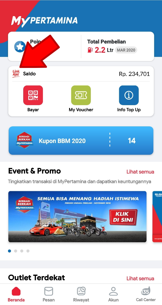 Pengalaman mengunakan aplikasi MyPertamina 
