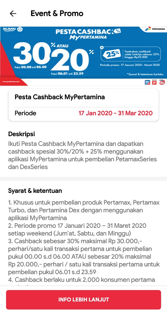 Pengalaman mengunakan aplikasi MyPertamina