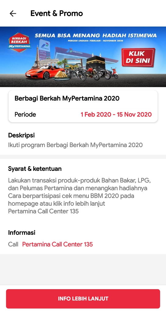 Pengalaman mengunakan aplikasi MyPertamina