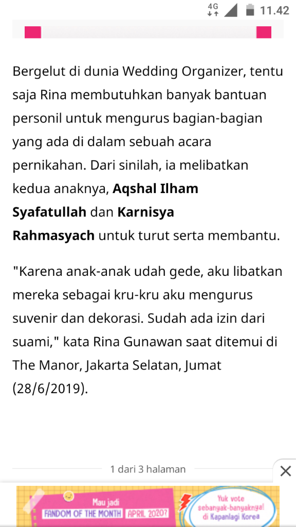 Sukses Menjadi Wanita Karir dan Jauh dari Berita Miring, Dialah Inspirasi Ane
