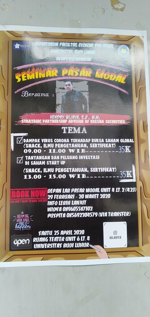 Seminar Pasar Modal Kaskus