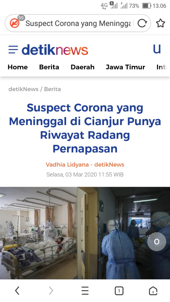 Tukang Kebun dan ART Pasien Corona di Depok Dipulangkan