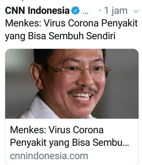 Suspect Corona COVID-19 di Indonesia yang Meninggal Jadi 3 Orang