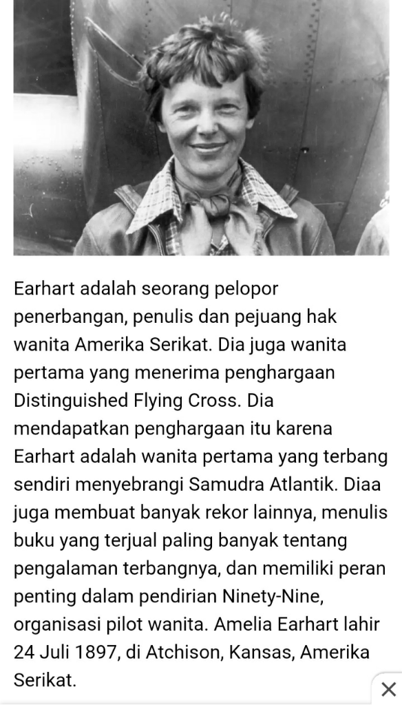 Pilot Wanita Pertama di Amerika Serikat
