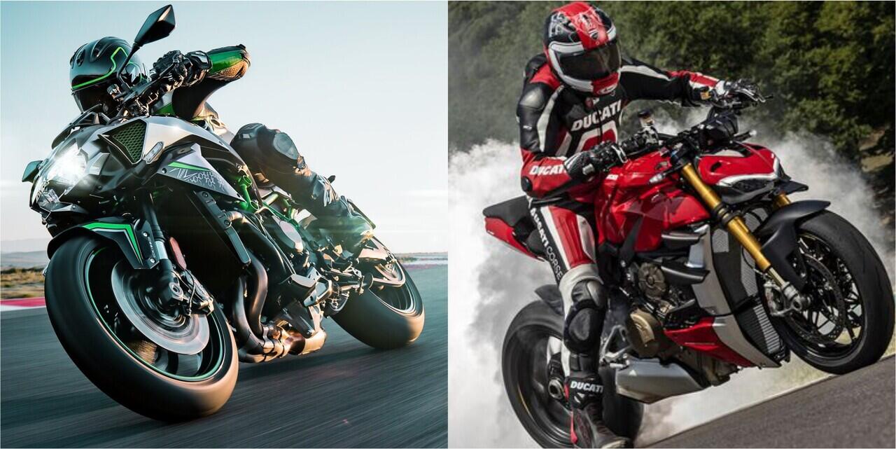 ZH2 VS Ducati Street Fighter - Motor Hyper Naked TERKENCANG dan TERGILA