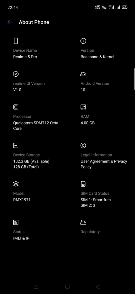 Cara Update Manual Realme UI di Realme 5 Pro