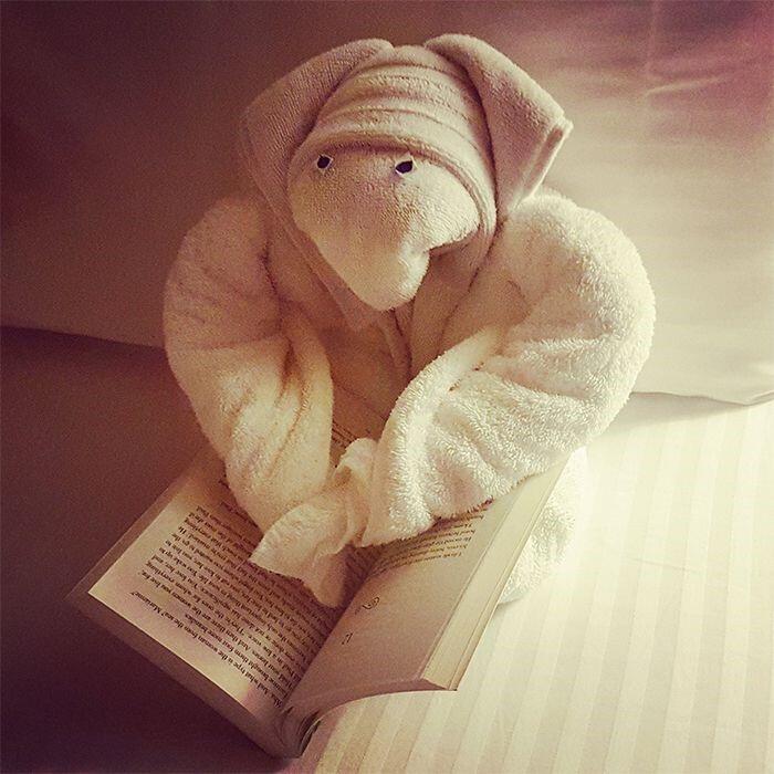 “Origami” Handuk di Hotel Hadirkan Handuk-handuk dengan Bentuk yang Unik!