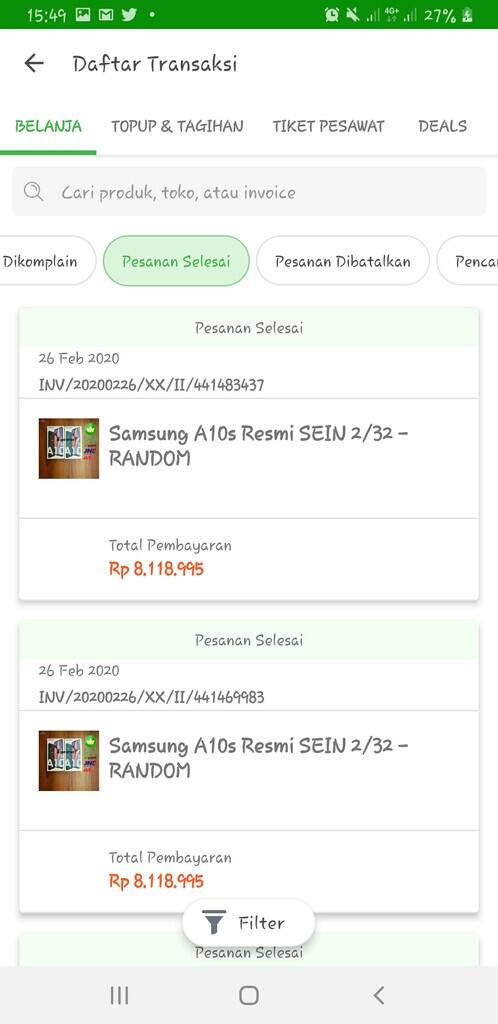 3 kali dalam 2 hari cashback saya dibatalkan tokopedia