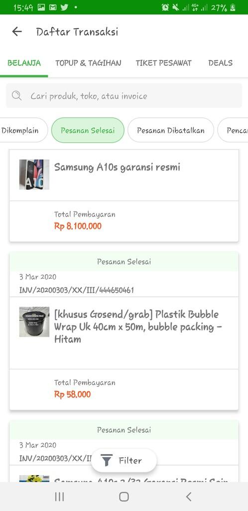 3 kali dalam 2 hari cashback saya dibatalkan tokopedia