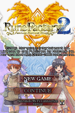 Rune Factory, Game Harvestmoon versi Fantasi