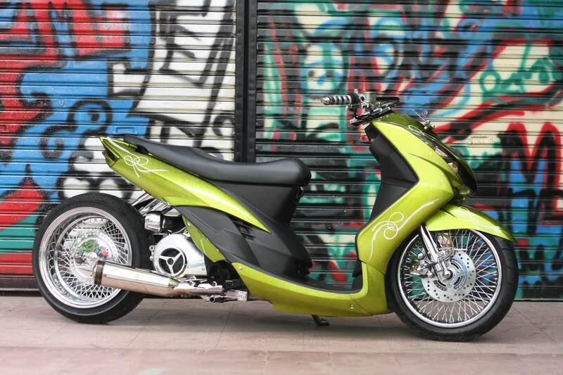 Aliran Custom yang Cocok Untuk Motor Matic, Moggo Dicoba Gan!