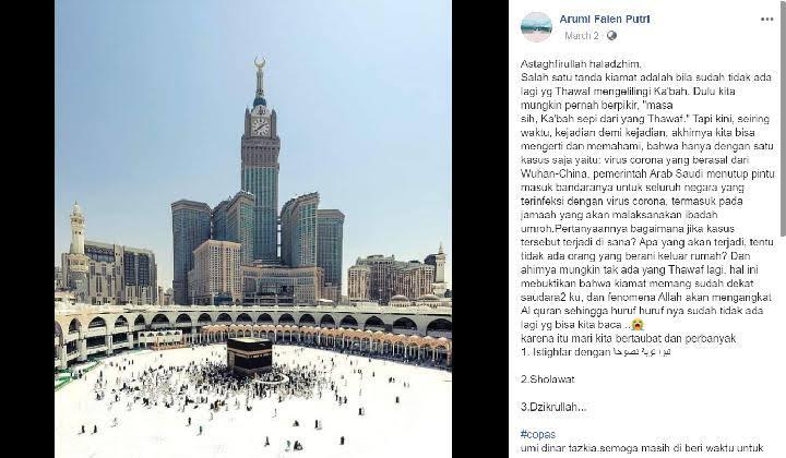 Kisah Nyata, Makkah Sepi Dari Pengunjung, Ka'Bah Pun Lenggang Ada Apa Ini? 