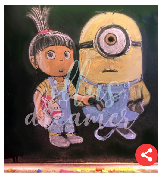 Gambar Keren Hanya Bermodalkan Kapur!