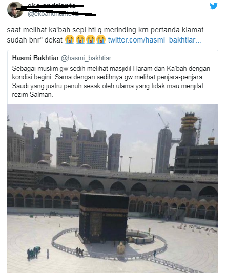 Ketika Kabah Sepi Terimbas Corona, Tanda Kiamat Sudah Dekat? Ini Kata MUI