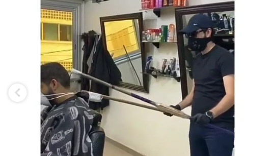 Cara Cegah Virus Corona Ala Barber Shop China, Anti Mainstream! Mencukur Tak Disentuh