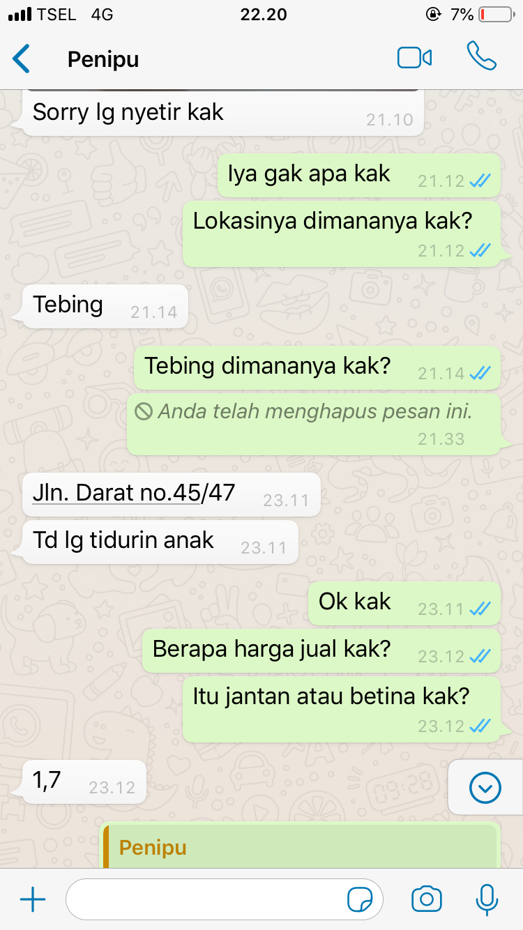 Modus penipuan online