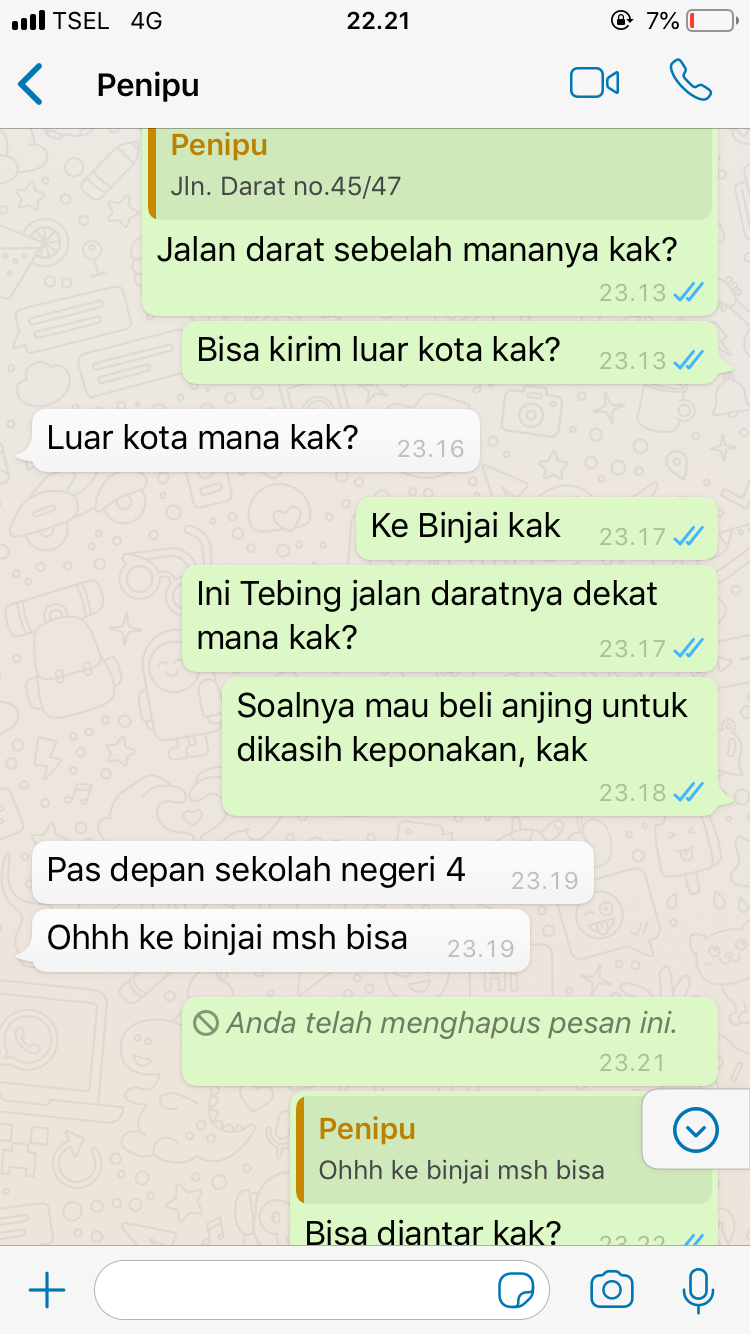 Modus penipuan online