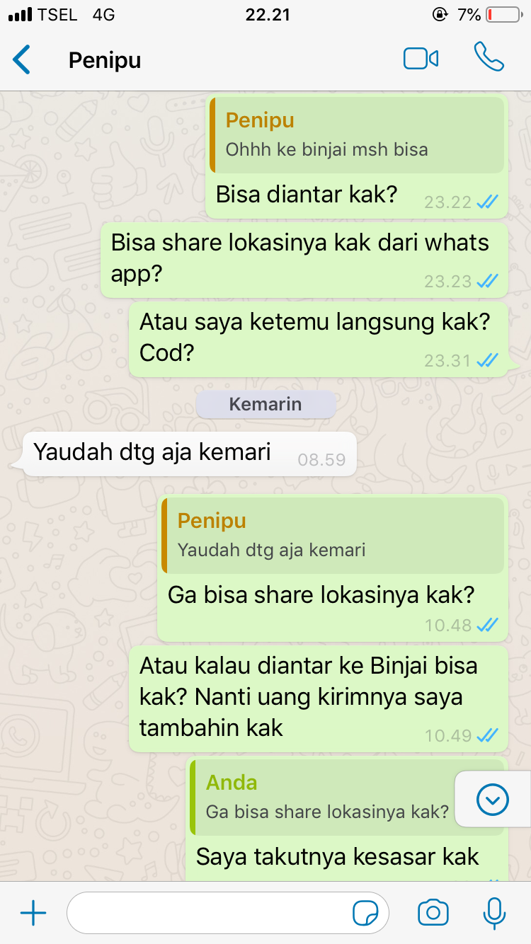 Modus penipuan online