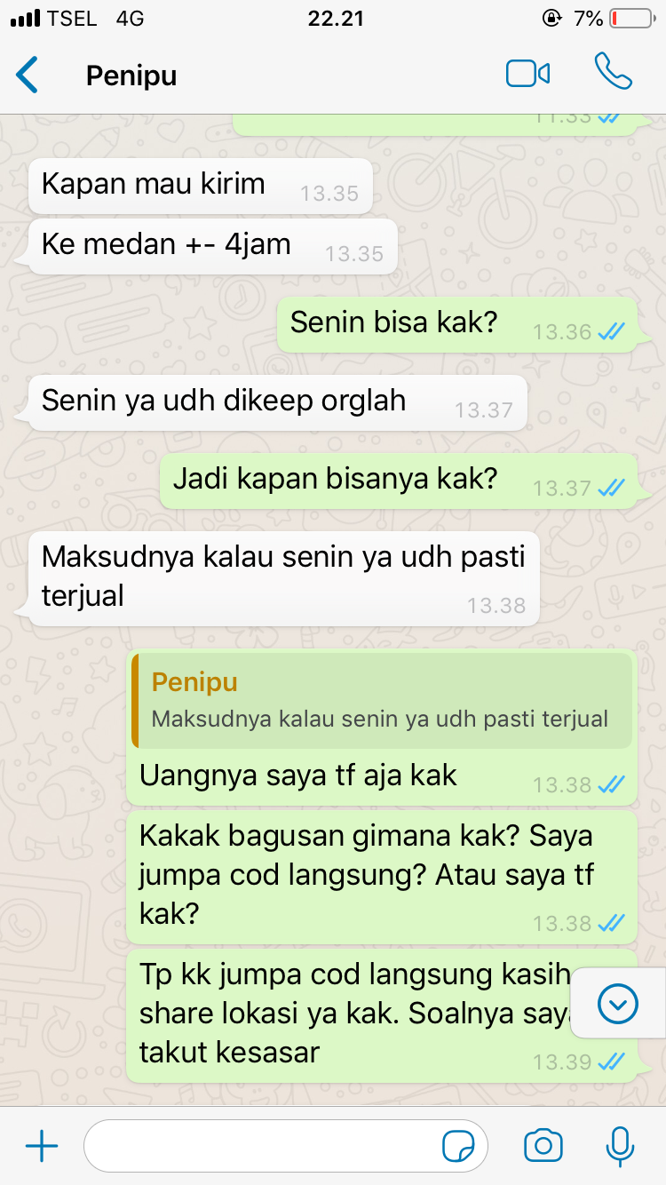 Modus penipuan online