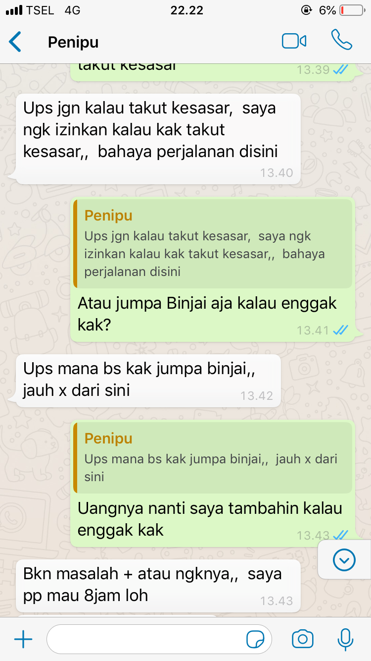 Modus penipuan online