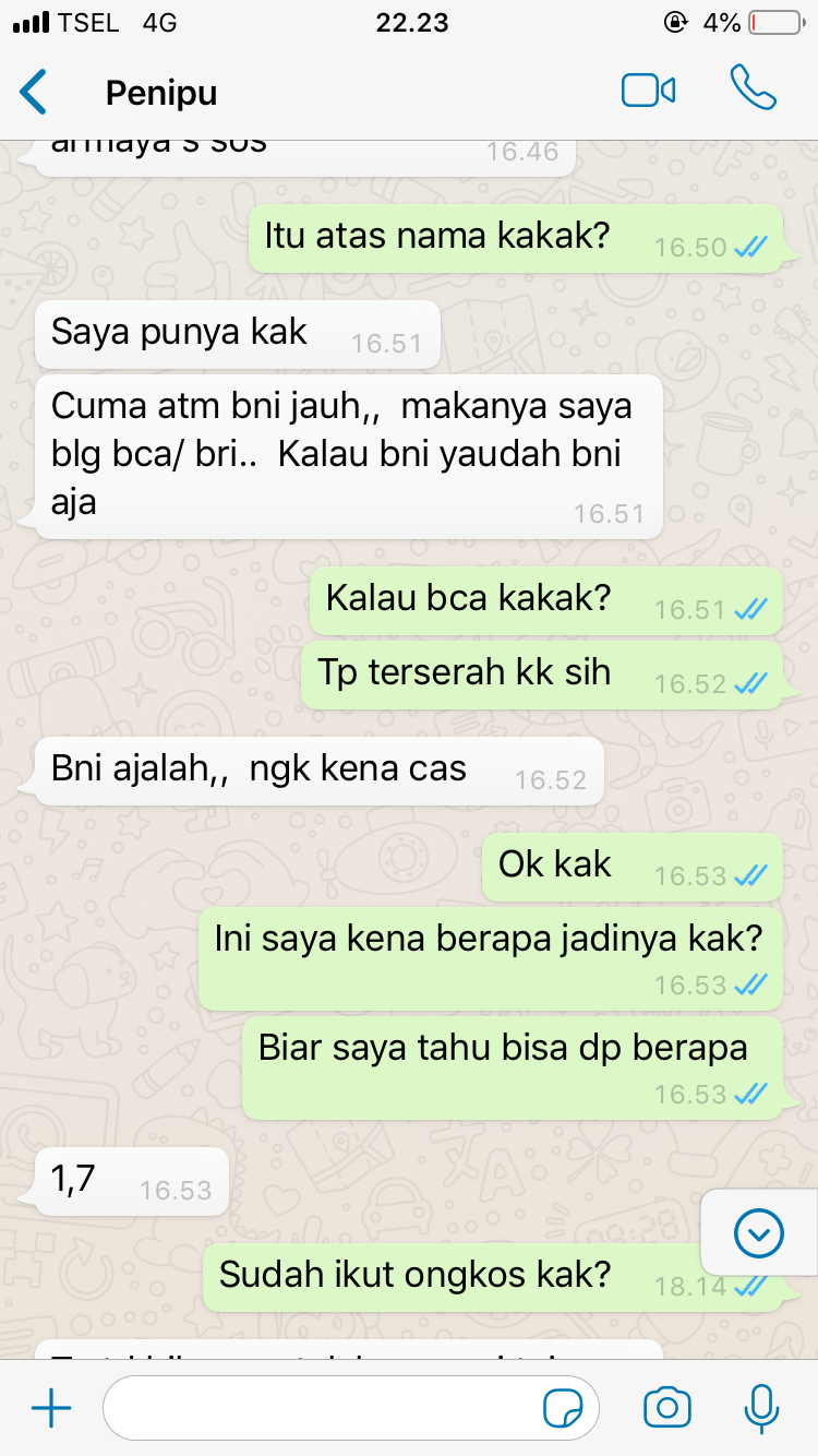 Modus penipuan online