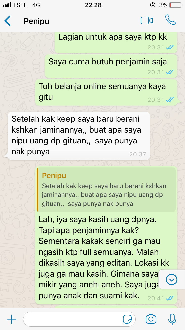 Modus penipuan online